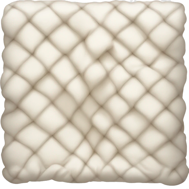 White and cream blanket emoji