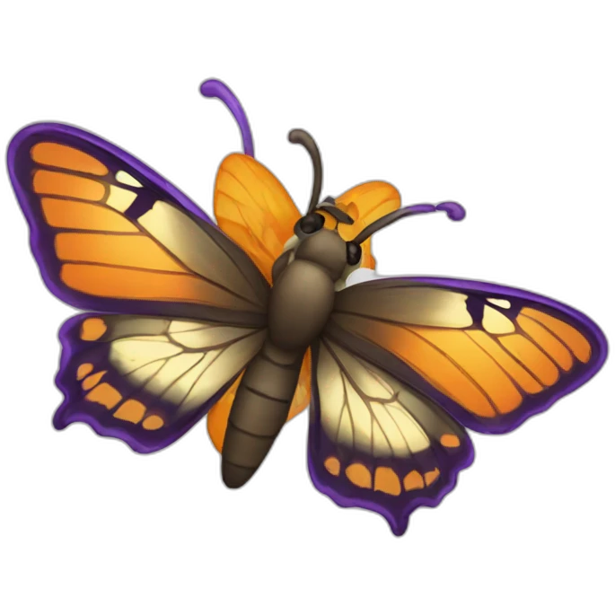 To pimp a butterfly emoji