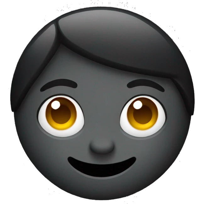 black chat icon emoji