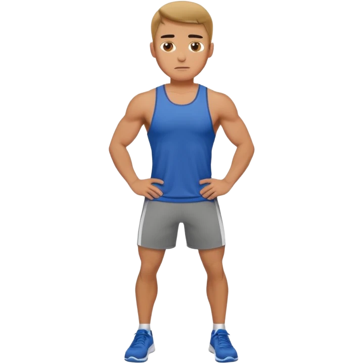 HOMBRE HACIENDO EJERCICIO emoji