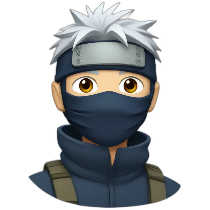 Kakashi with mask emoji