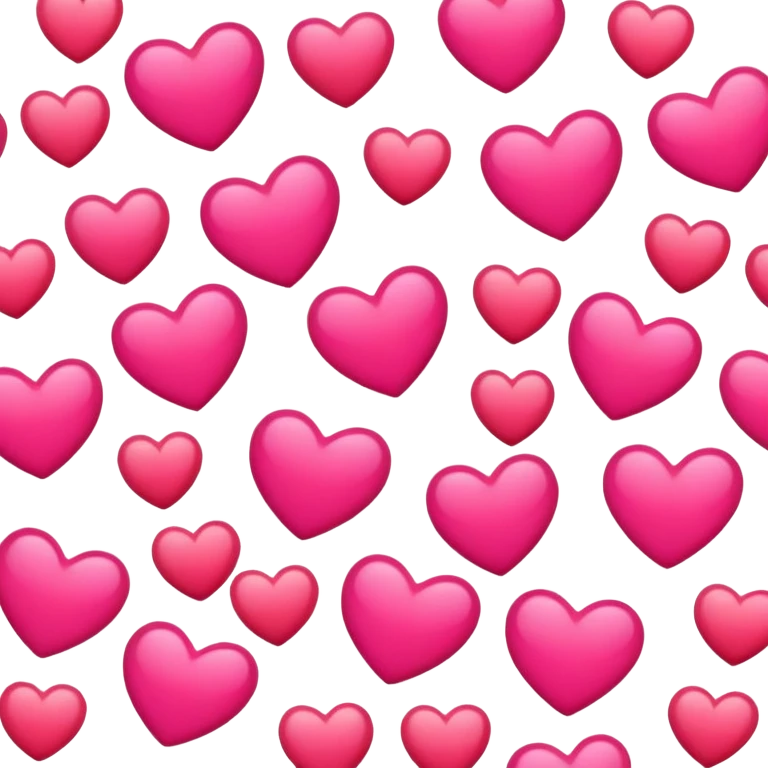 make emoji with a bunch of hearts  emoji