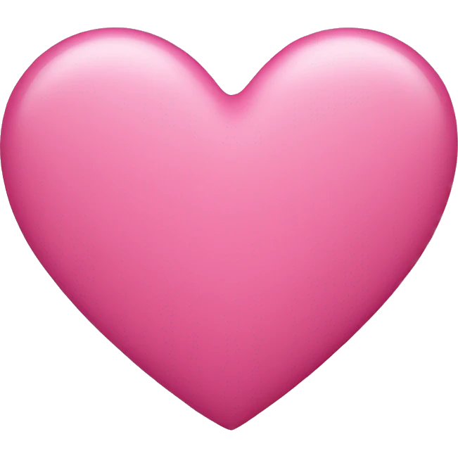Pink heart emoji