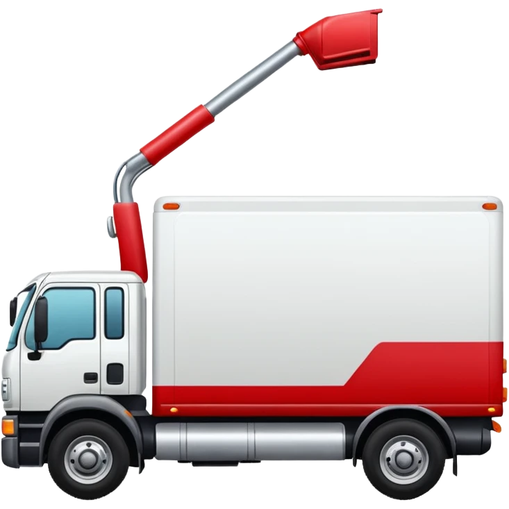 Truck Wildberries company. Side view emoji