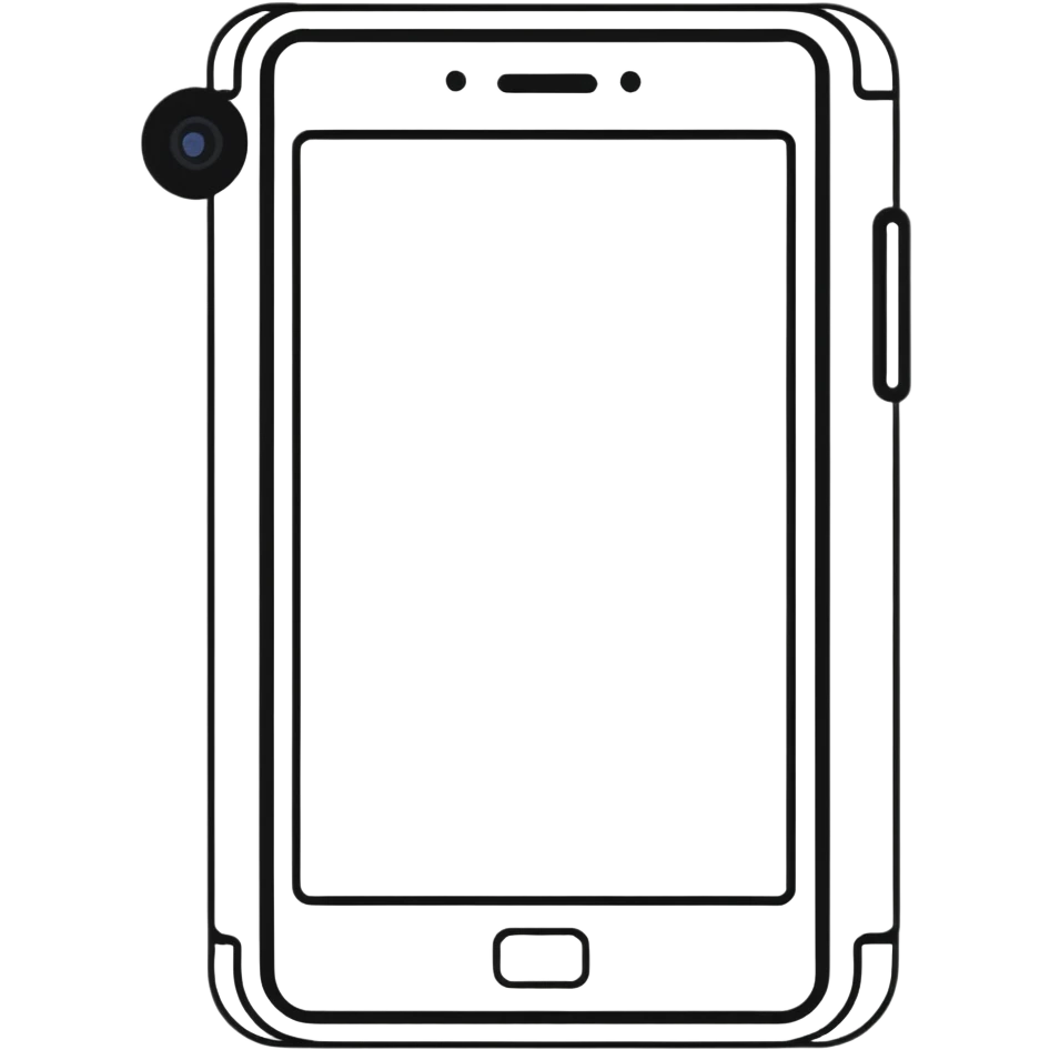 smartphone with social media icons emoji