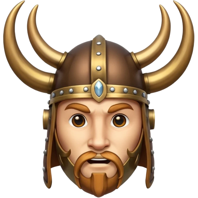 Viking helmet with horns emoji