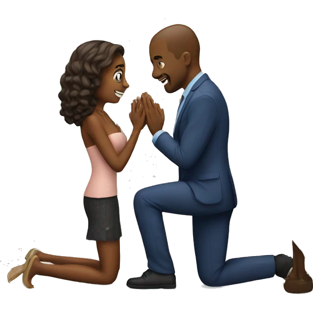 Marriage proposal emoji