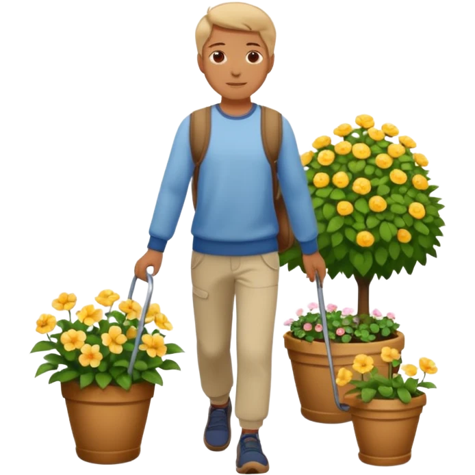 walk IN THE GARDEN and relax. emoji