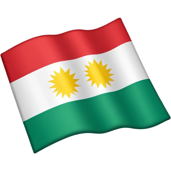 Kurdistan flagged  emoji
