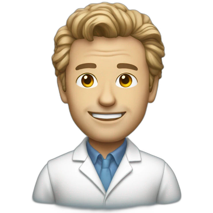 Dr Sam Beckett in the Quantum Leap accelerator emoji