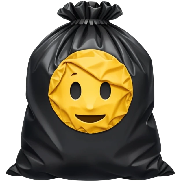 trash bag  emoji