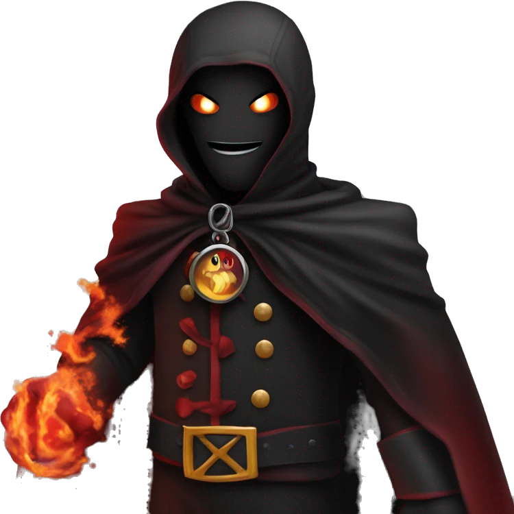 Shadow Elmo: The Scarlet Spark

Elmo Disney Villain: The Scarlet Spark A chaos-loving, deceptive villain with a mischievous nature, The Scarlet Spark ignites fires, wearing a crimson cloak and appearing in flashes of red smoke. emoji