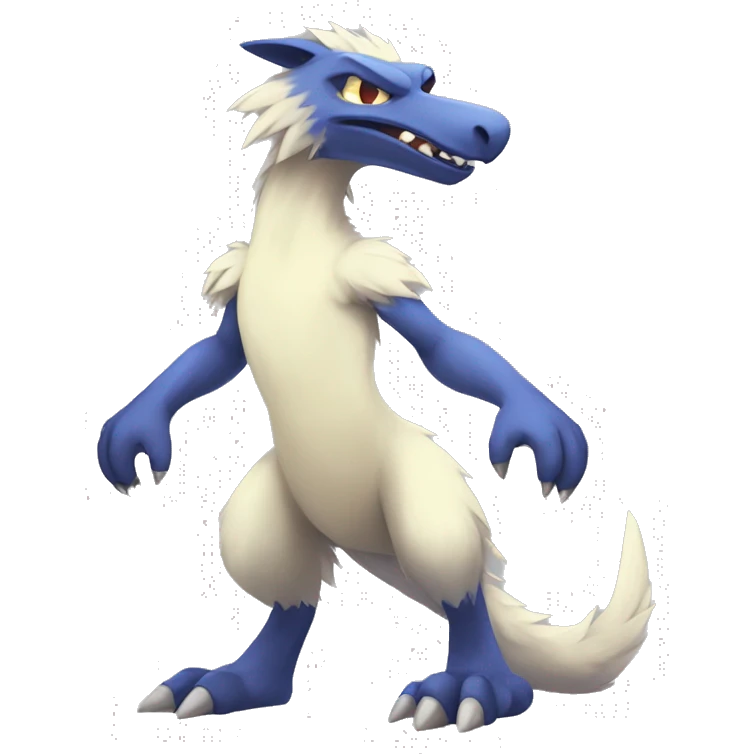 Lombax-Sergal-Vernid-Fakemon full body emoji