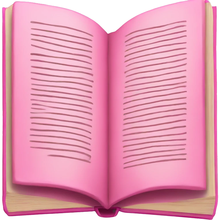 pink book emoji