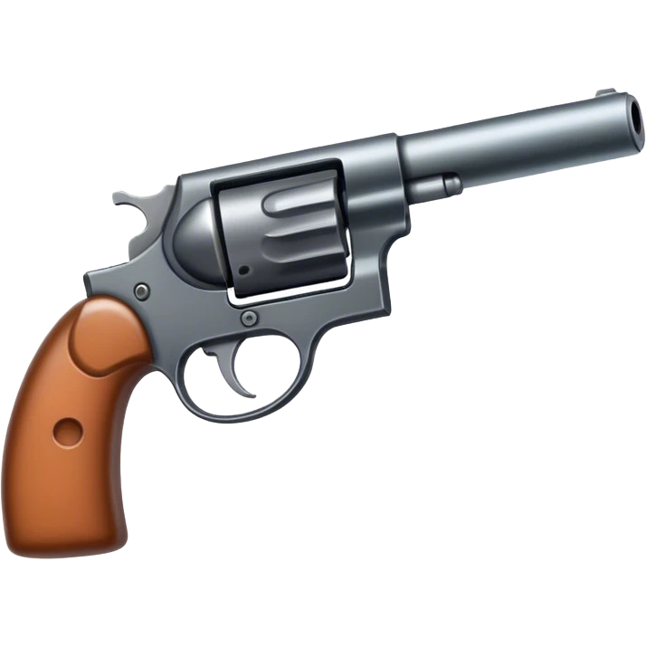Realistic gun emoji
