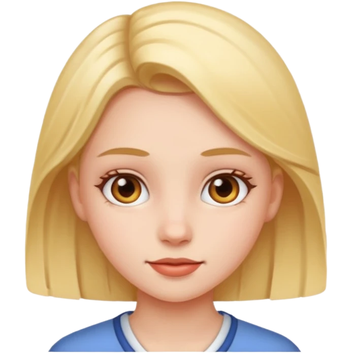Une fille  emoji