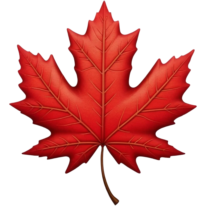Canadian maple leaf emoji