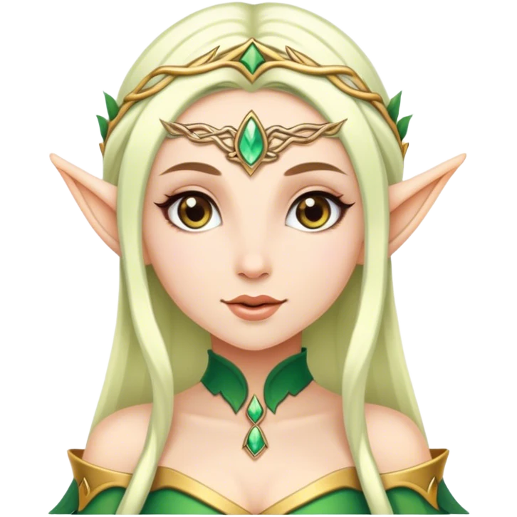 Diva elf princess emoji
