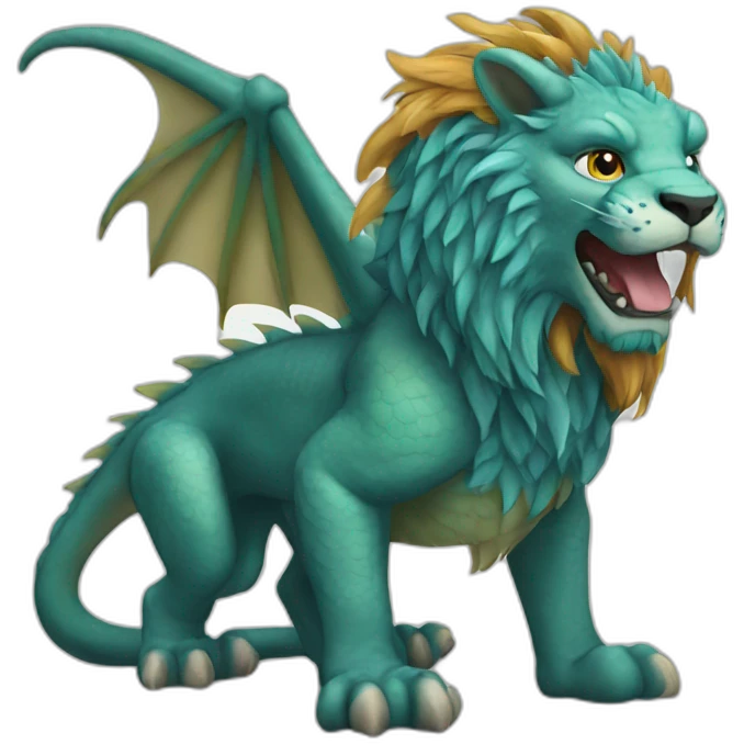Dragon lion emoji