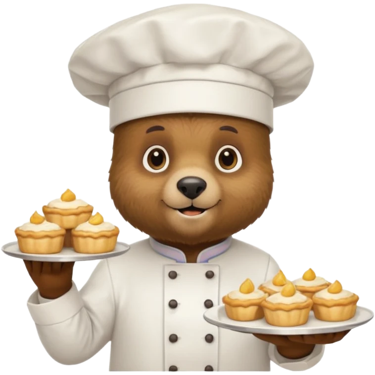 Ursa confeiteira emoji