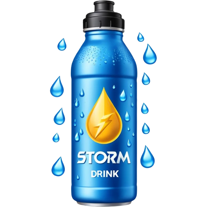  storm energy drink bottle emoji