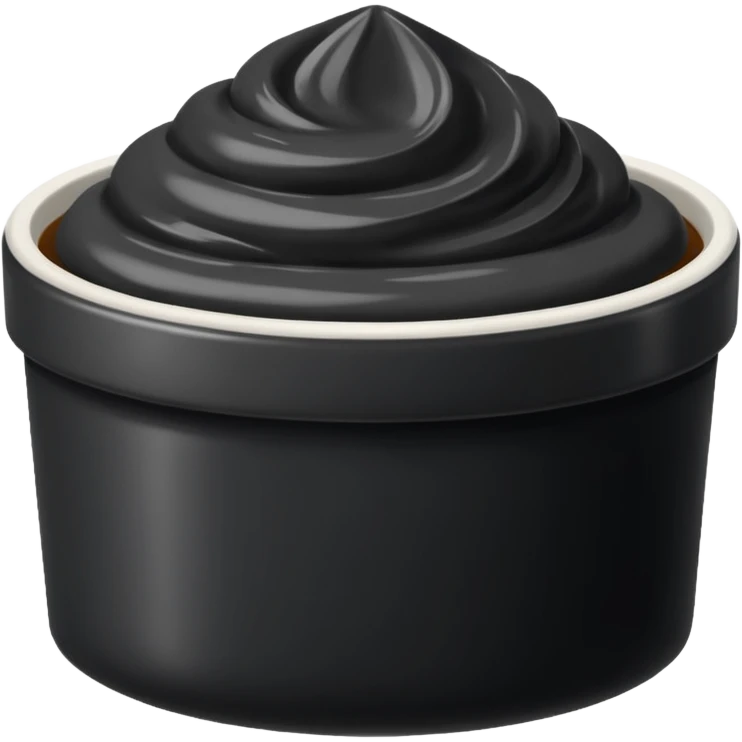 black sesame paste emoji