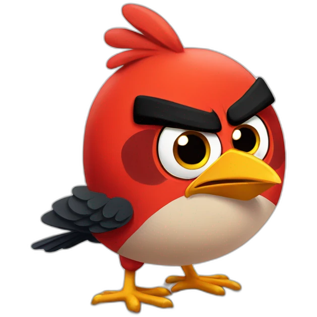 angry bird emoji