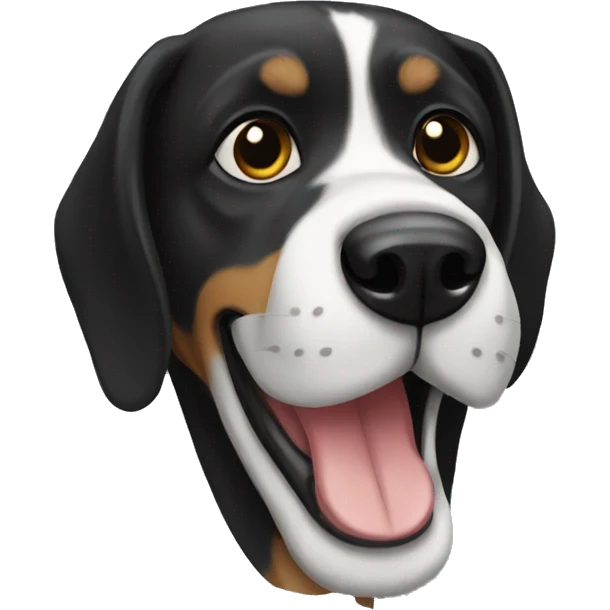 Perro negro emoji