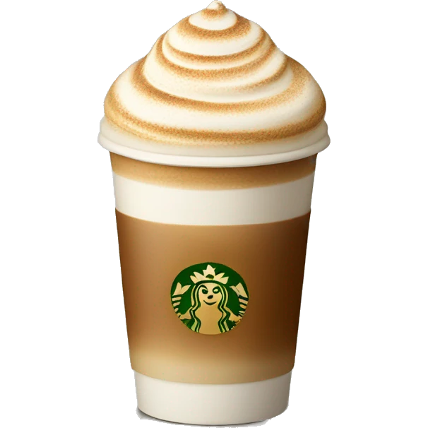 Starbucks coffee cappuccino  emoji
