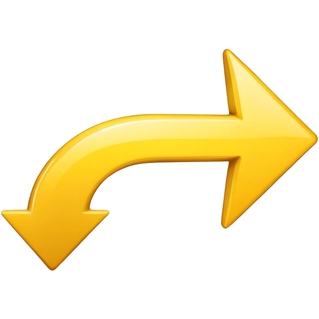 Yellow colour up arrow  emoji