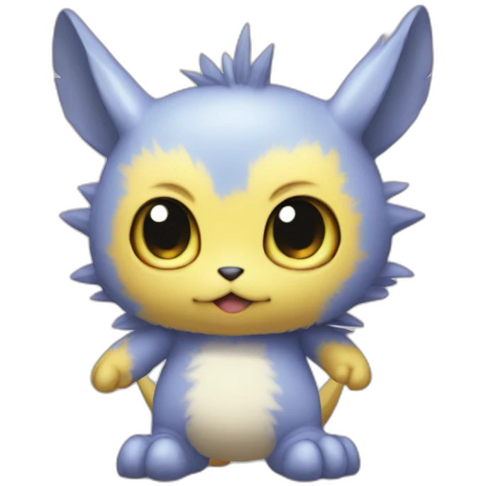 baby Digimon creature full body emoji