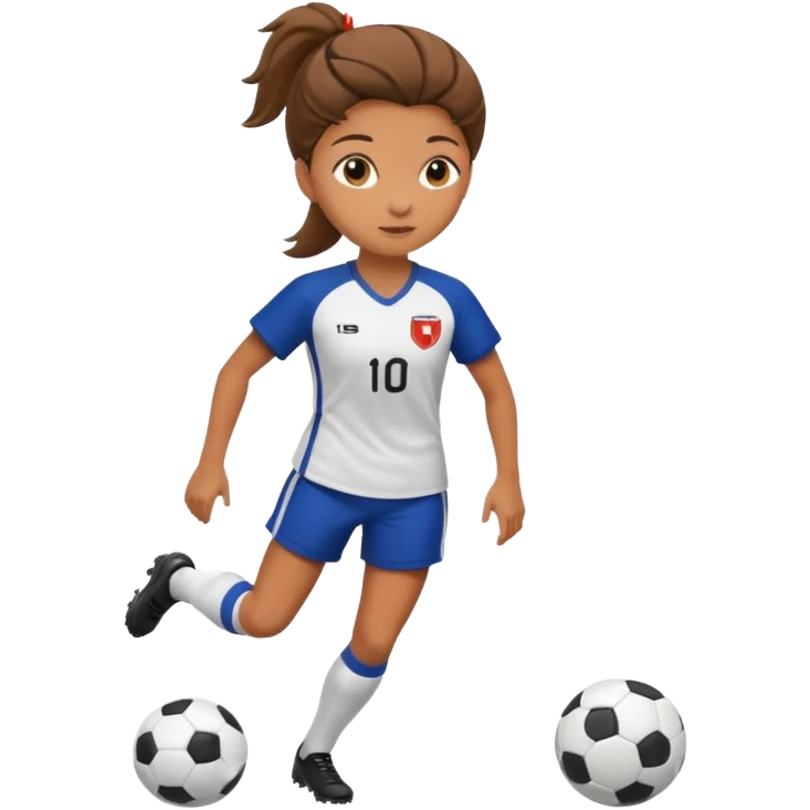 woman soccer player emoji