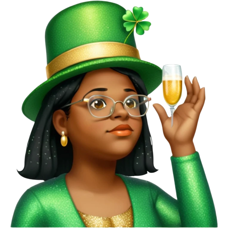 Sparkling Leprechaun emoji