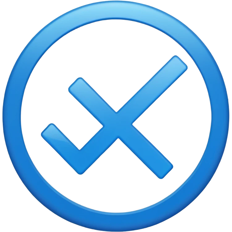 A check mark in a blue circle, like in Telegram. emoji