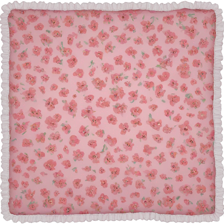 pink floral blanket emoji