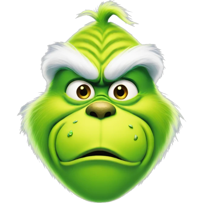 The grinch emoji