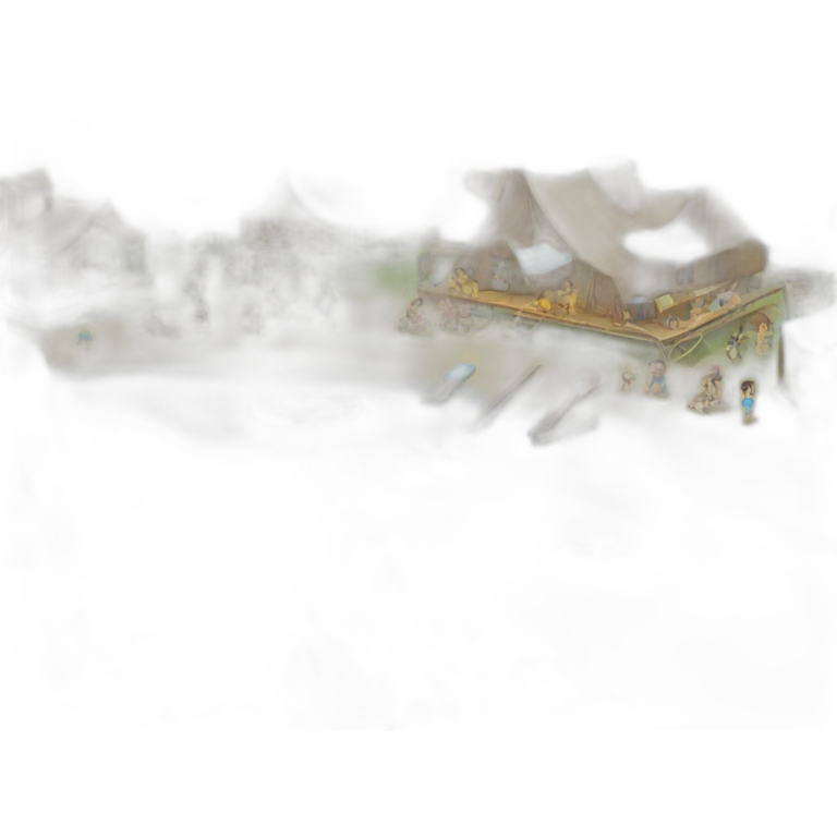 Children's camp by the sea emoji