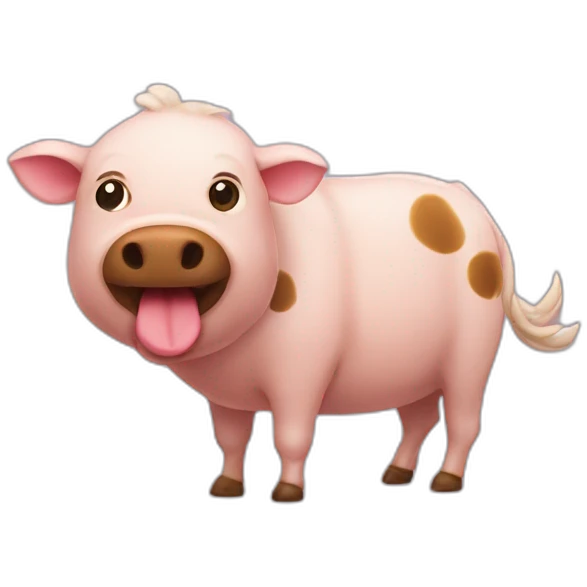 Un cerdo borracho emoji