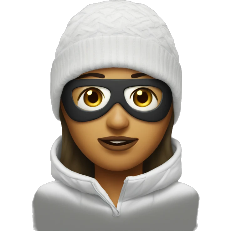 ski mask woman emoji