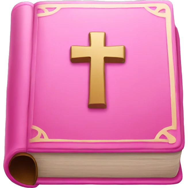 Pink bible  emoji