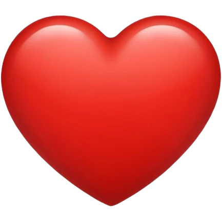 red heart emoji