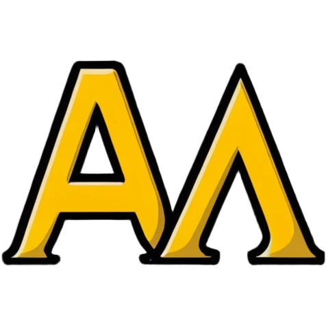 letters BLK with gold outline emoji