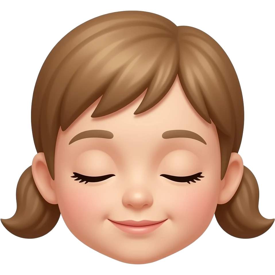 Faça uma criança dormindo emoji