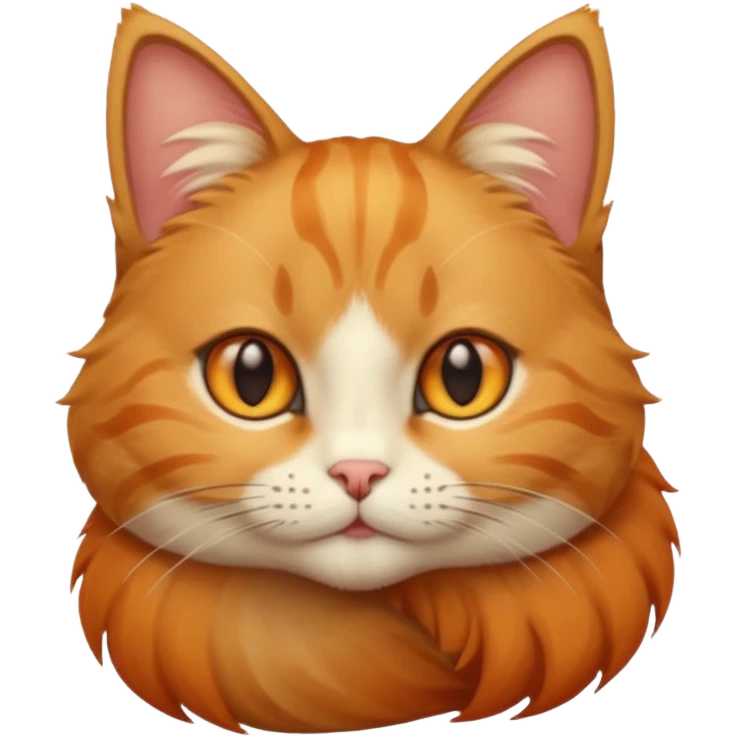 Cat with Fluffy Tails emoji