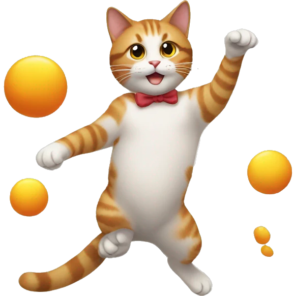cat juggling  emoji