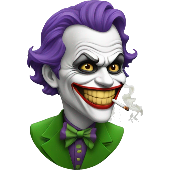 Joker smoking emoji