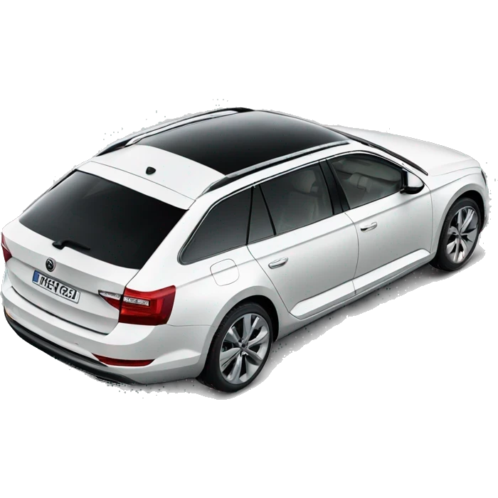 Luxury car skoda emoji
