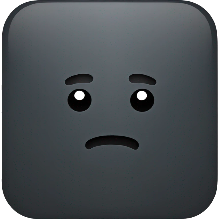 Black button emoji