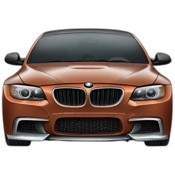 Bmw with big grill emoji