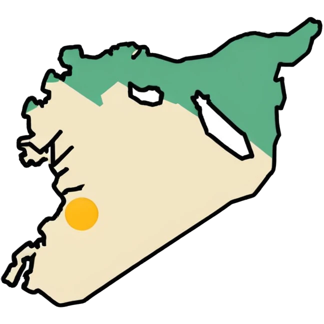 Syria Map Outline emoji